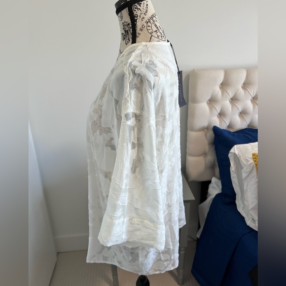 White Lace Cover Up - Picture 2 of 5